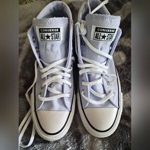 Converse All Star Women Shoes - White and Gray